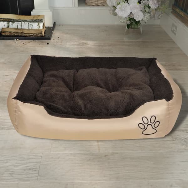 varm hundeseng med pude M