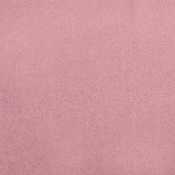 hundeseng 60x40x30 cm velour lyserød