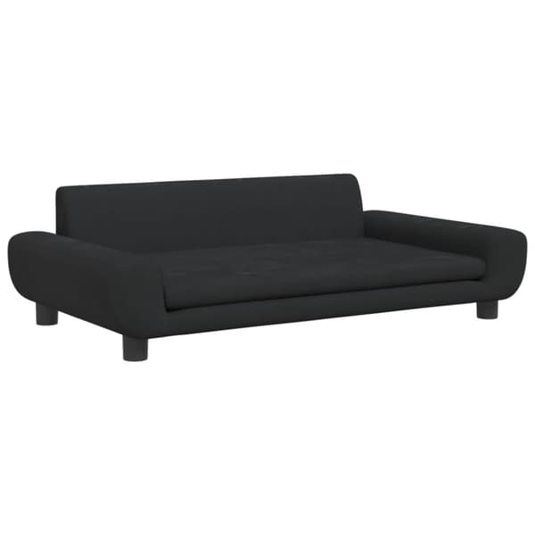 hundeseng 100x54x33 cm velour sort