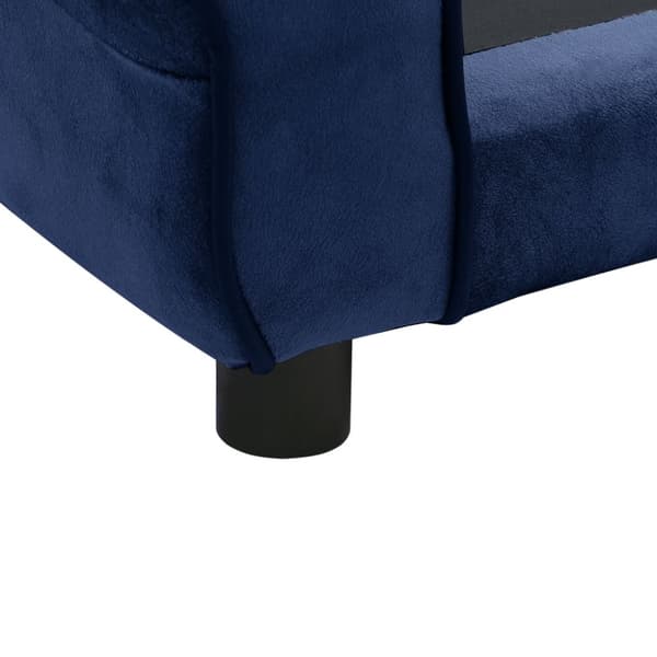 Hundsoffa blå 72x45x30 cm plysch