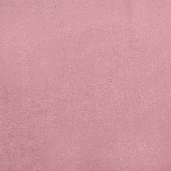 hundeseng 80x45x30 cm velour lyserød