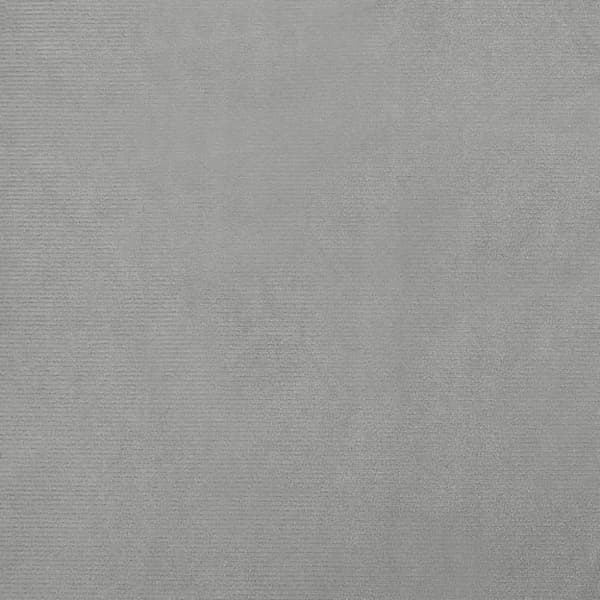 hundeseng 70x45x30 cm velour lysegrå