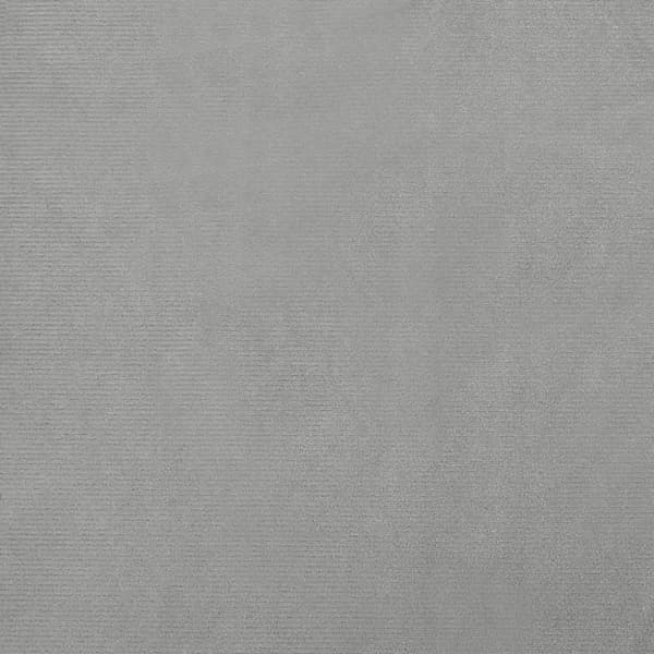 hundeseng 80x45x30 cm velour lysegrå