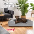 Miniatyrbild 4 av 11: Ortopedisk hundbädd Kimba med hög kant - XL (112 x 85 x 18 cm)