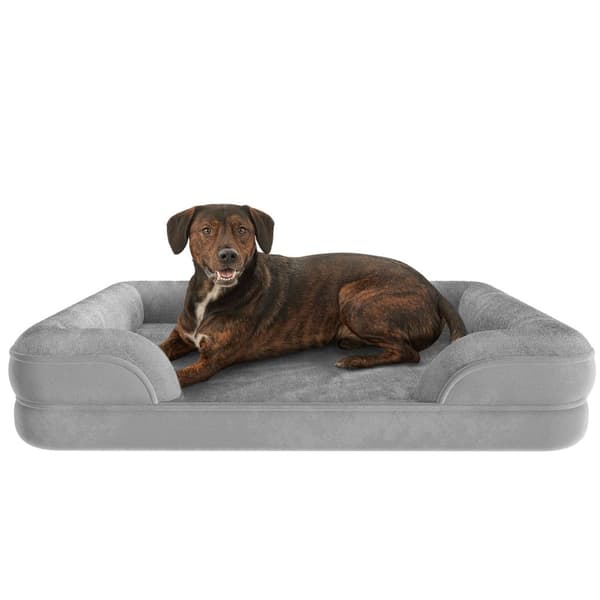 Hundeseng Kimba med høj kant - XL (112 x 85 x 18 cm)