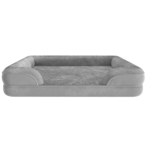 Hundeseng Kimba med høj kant - XL (112 x 85 x 18 cm)