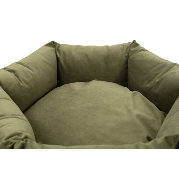 Hund Bed Gloria Hondarribia Grøn 75 x 75 cm Sekskantet