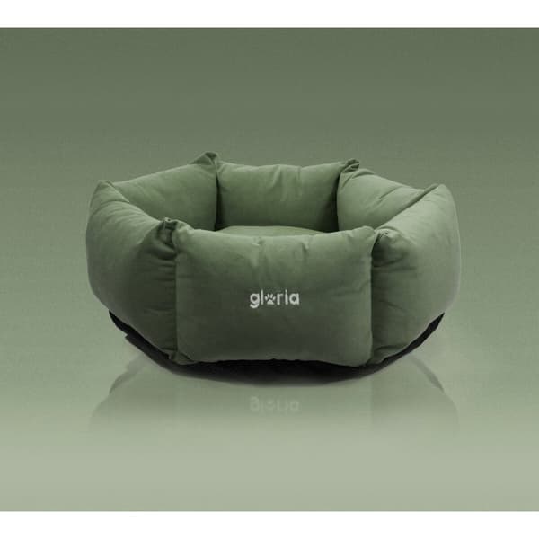 Hund Bed Gloria Hondarribia Grøn 75 x 75 cm Sekskantet