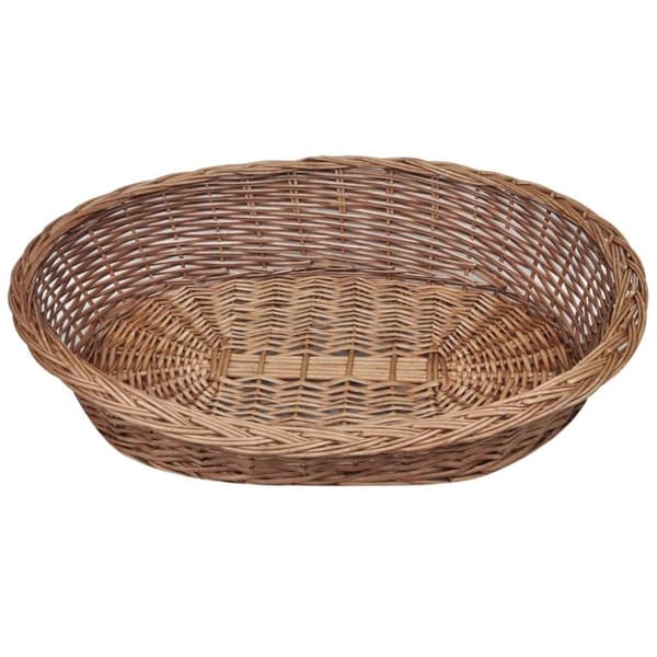 vidaXL hundekurv 90 cm pileflet naturfarvet -  Hundesenge
