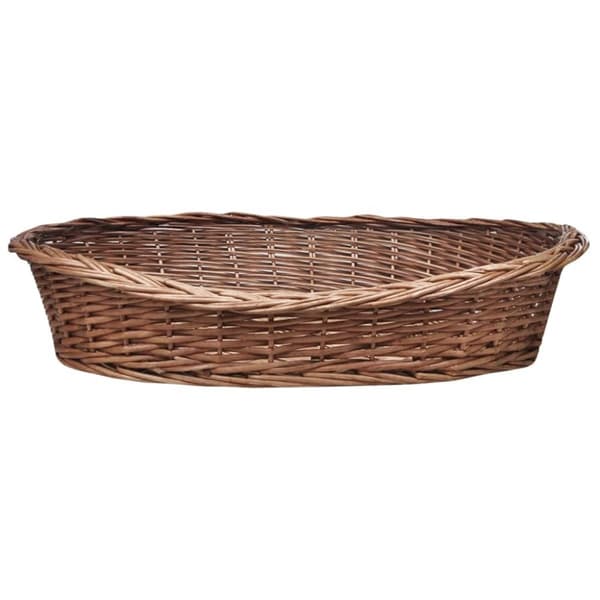 vidaXL hundekurv 90 cm pileflet naturfarvet -  Hundesenge