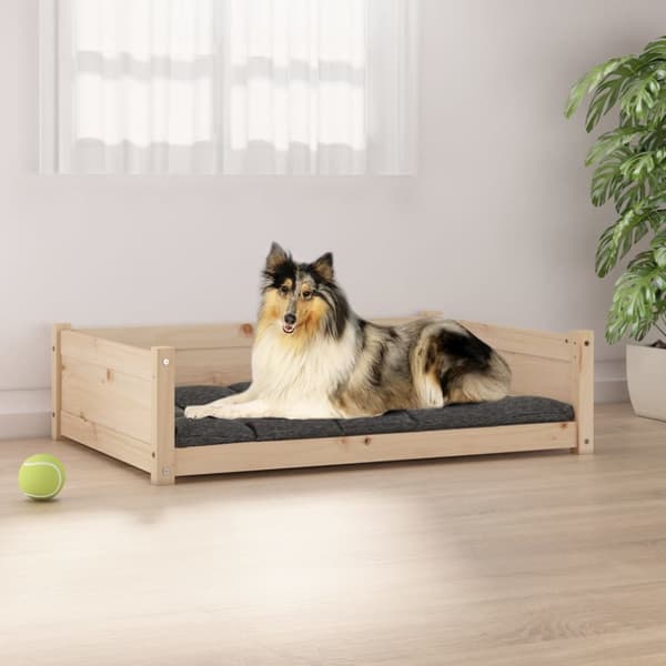 vidaXL Koiransänky 95,5x65,5x28 cm täysi mänty - Koiranpedit