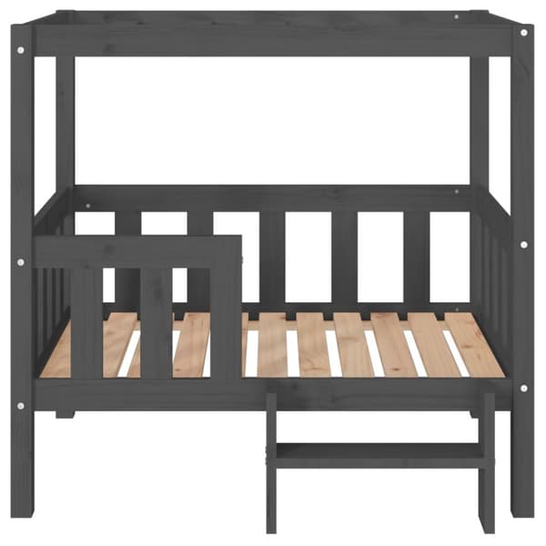 vidaXL Koiransänky harmaa 95,5x73,5x90 cm täysi mänty -  Koiranpedit