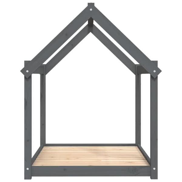 vidaXL Koiransänky harmaa 111x80x100 cm täysi mänty -  Koiranpedit