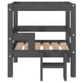 Pikkukuva 6 / 9: vidaXL Koiransänky harmaa 55,5x53,5x60 cm täysi mänty -  Koiranpedit
