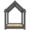 Pikkukuva 7 / 9: vidaXL Koiransänky harmaa 71x55x70 cm täysi mänty -  Koiranpedit