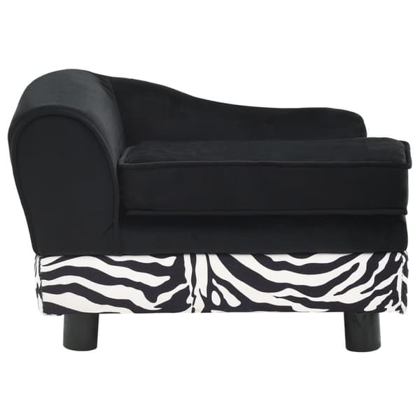 Hundsoffa svart 57x34x36 cm plysch