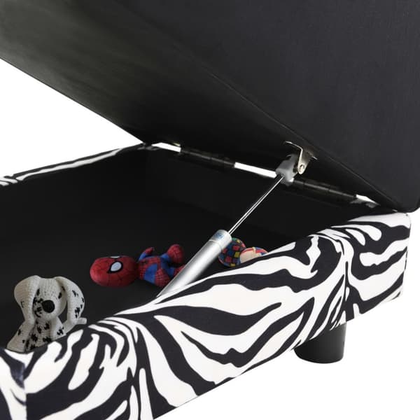 Hundsoffa svart 57x34x36 cm plysch