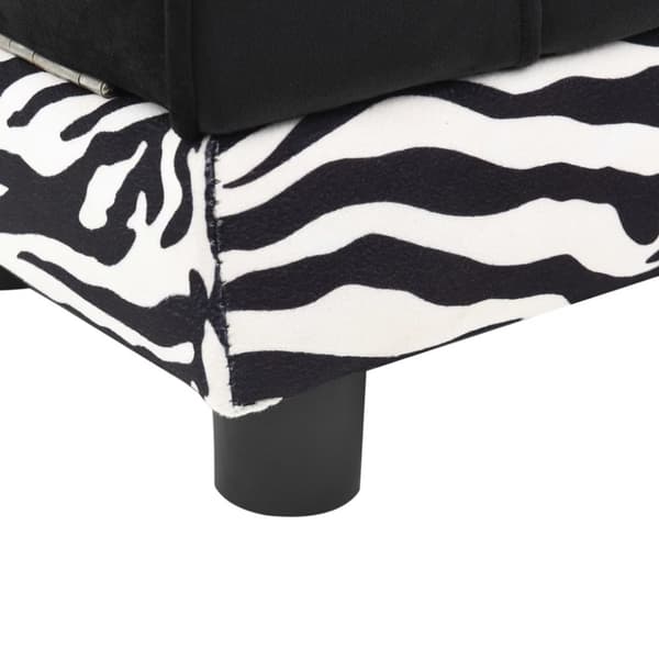 Hundsoffa svart 57x34x36 cm plysch