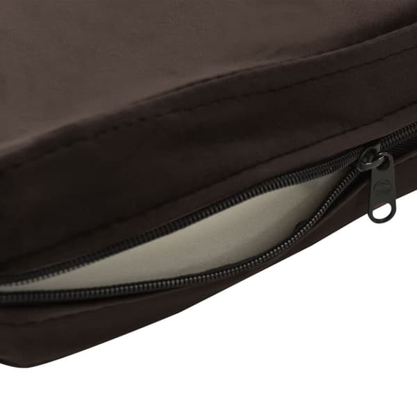 hundesofa 72x45x30 cm plys brun
