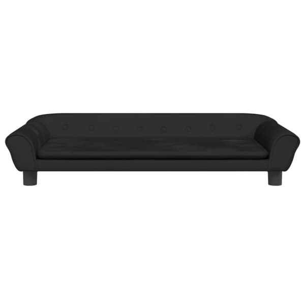 hundeseng 100x50x21 cm velour sort