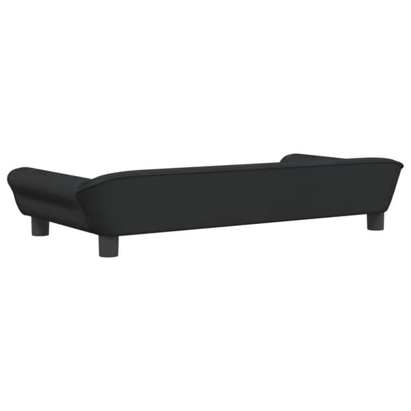 hundeseng 100x50x21 cm velour sort