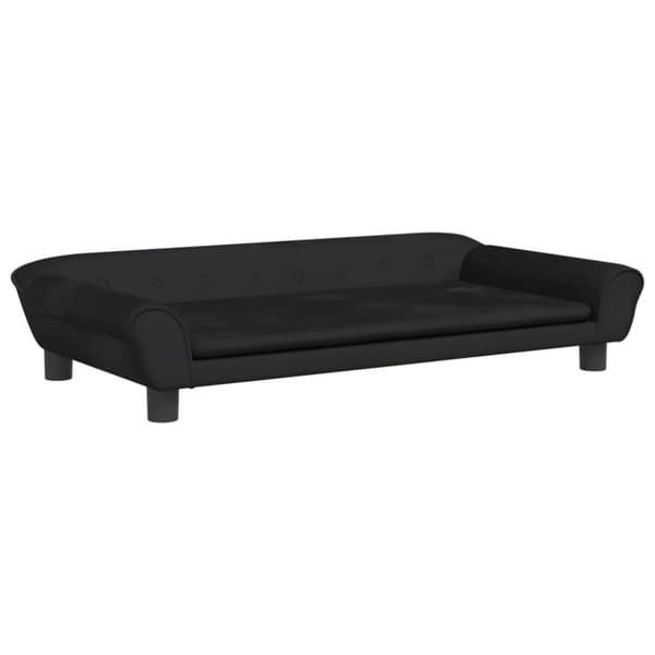 hundeseng 100x50x21 cm velour sort