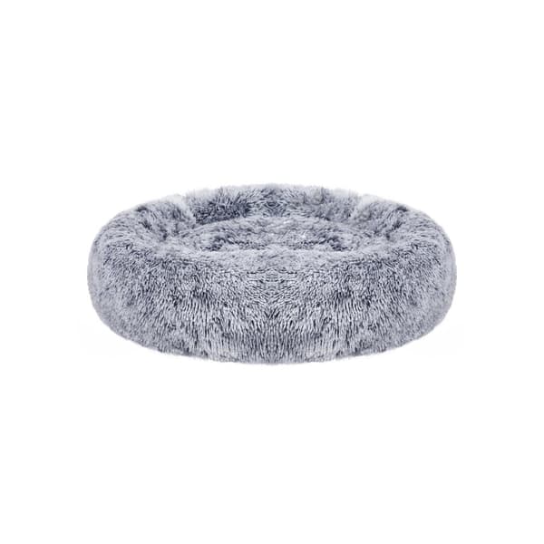 FEANDREA Always by Your Side Hundepude - Donut-formet hundeseng - Memory Foam Hundesofa - Plys kæledyrsseng - Komfortabel og holdbar - 70 cm x 20 cm -