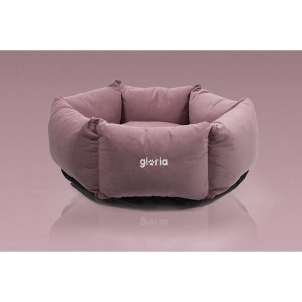 Hund Bed Gloria Hondarribia Pink 60 x 60 cm Sekskantet