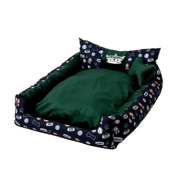 Säng för husdjur GO GIFT XXL Grön 110 x 12 x 90 cm