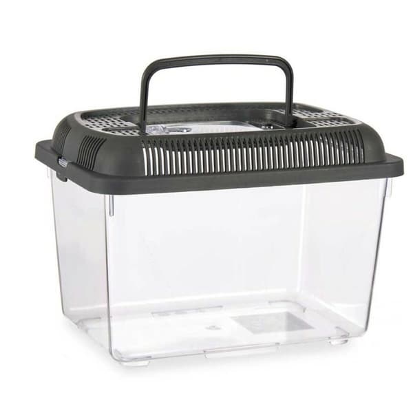 Fisketank Med håndtak Stor Grå Plast 7 L 20 x 20 x 30 cm (8 enheter)