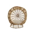 Miniatyrbilde 2 av 5: Hundeseng Home ESPRIT Hvit Naturell syntetisk rotting 60 x 58 x 58 cm