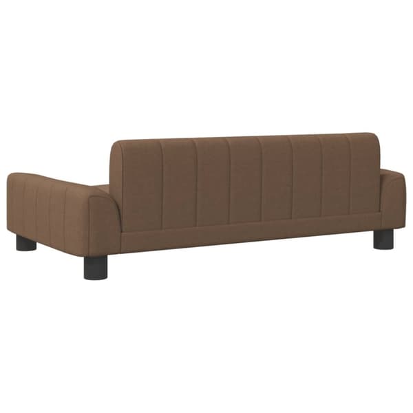 hundeseng 90x53x30 cm stof brun