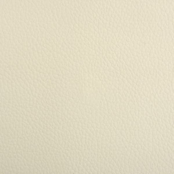 hundeseng 50x40x30 cm kunstlæder cremefarvet