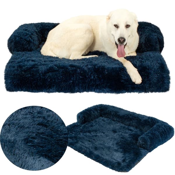 Hundeseng til sofa PJ-022 Marineblå L