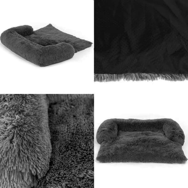 Hundsäng för soffa PJ-024 Mörkgrå S