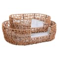 Pikkukuva 3 / 3: Koiran peti Home ESPRIT Valkoinen Vaaleanruskea Metalli synteettinen rottinki 50 x 35 x 14 cm (2 Kappaletta)
