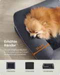 Miniatyrbillede 4 af 9: Rootz Plys Hundeseng - Pet Pude - Stor pude - Komfortabel - 76 cm x 51 cm x 18 cm