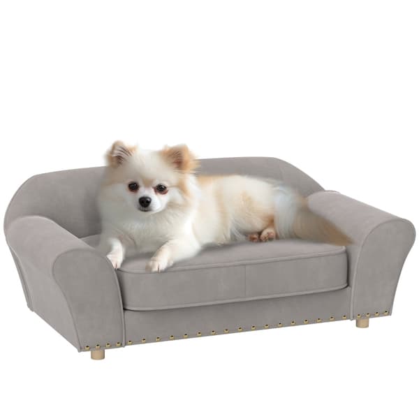 Rootz Dog Sohva - Lemmikkituoli - Tyylikkäät niitit - 9 cm Paksu Tyyny - Tyylikäs - 86,5 cm x 52,5 cm x 33 cm
