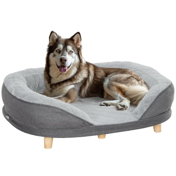 Rootz Pet Bed - Koirasohva - Pehmustettu koiran sohva - Irrotettava yläosa - Tukevat jalat - Ihanteellinen keskikokoisille ja suurille lemmikeille - 9