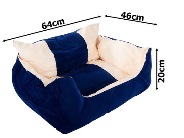 Hundsäng katt mjuk soffa m stor lekhage