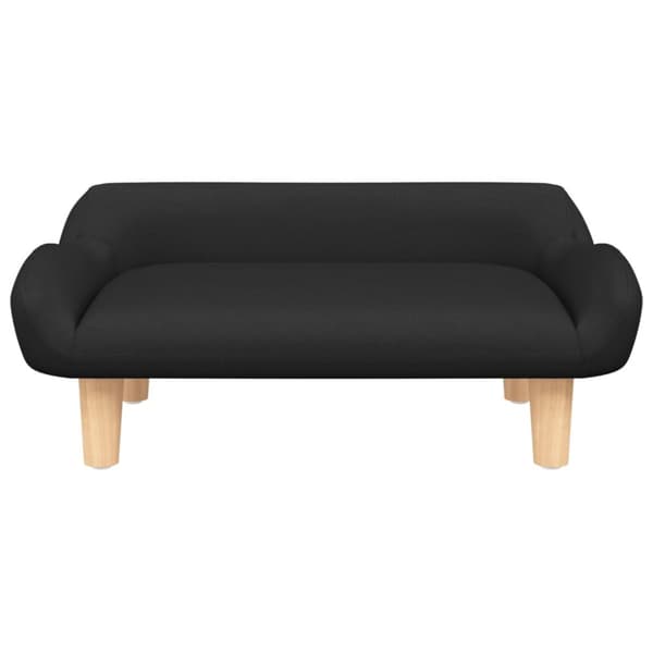 hundeseng 70x40x24 cm stof sort