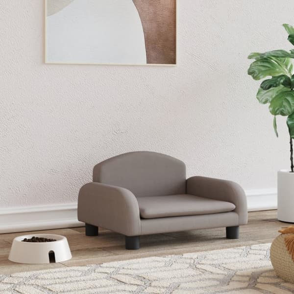 Koiran Bed Taupe 50x40x30 cm Kangaspäällystetty