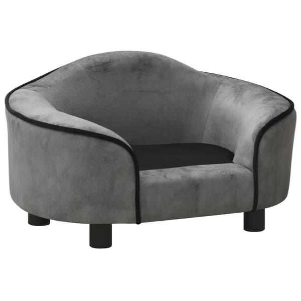 Koiran sohva harmaa 67x47x36 cm plyysi