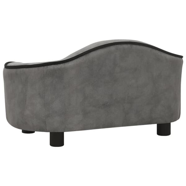 Koiran sohva harmaa 67x47x36 cm plyysi