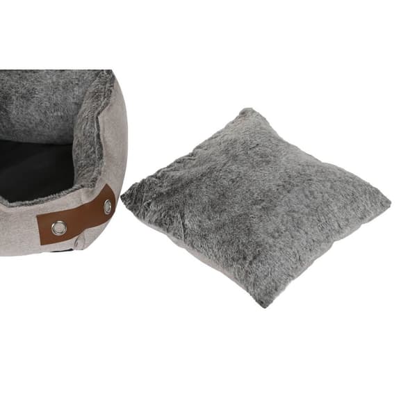 Hundeseng DKD Home Decor Brun Beige Marineblå 60 x 60 x 20 cm