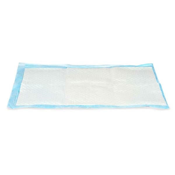 Træningsunderlag til hvalpe 40 x 60 cm Blå Hvid Papir Polyetylen (10 enheder)