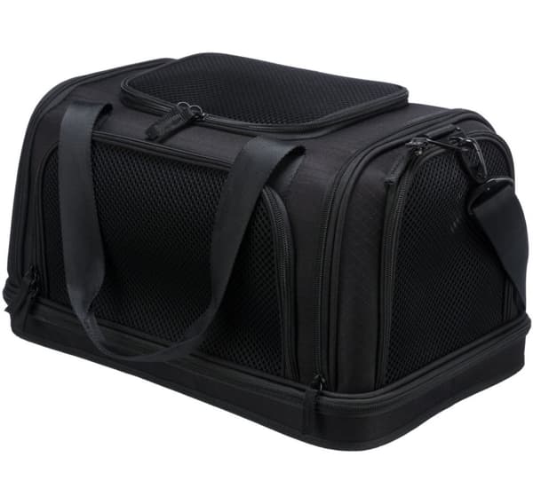Plane airline carrier, 28 × 25 × 44 cm, black