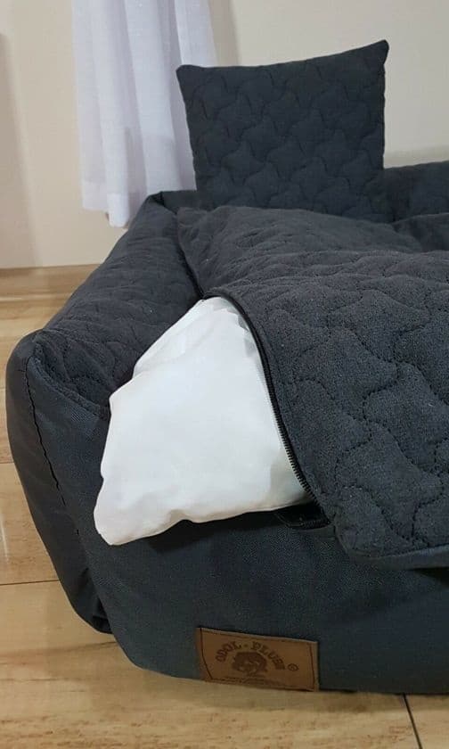 Extra stor vattentät hundsäng 120x90cm - Tvättbar, repbeständig & anti-slip