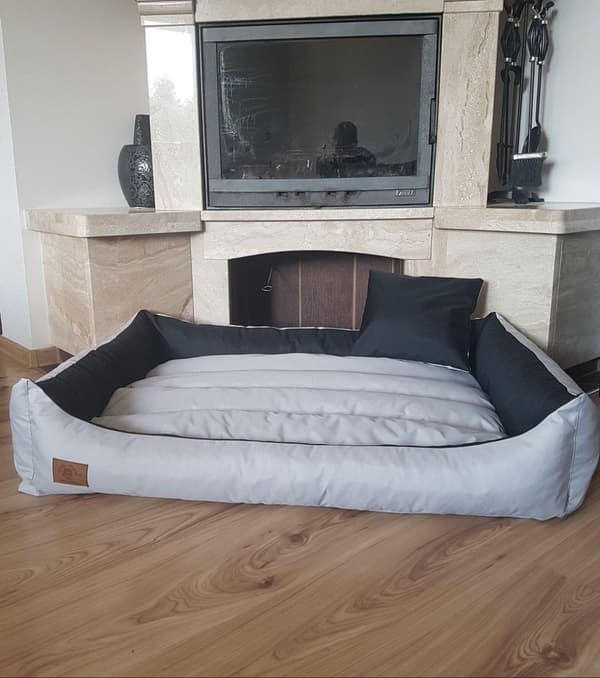 Extra stor hundsäng 120x90 cm - Vattentät & hållbar för stora hundar