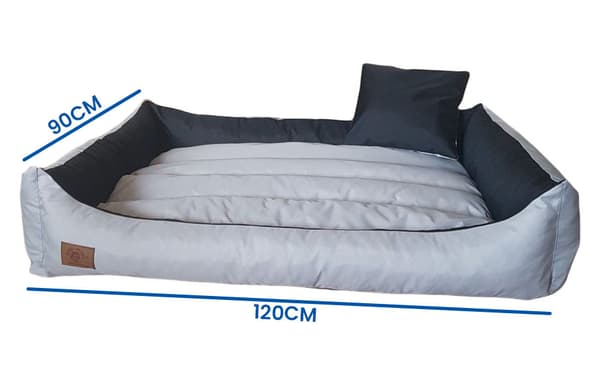 Lyxigt Vattentätt Hundbädd 120x90 cm - Perfekt Present för Hundälskare